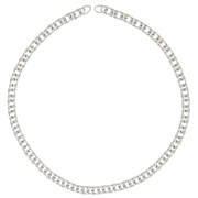 Catena maglia Gourmette limata 7.75 mm in acciaio inossidabile 316L x50cm|raw }}