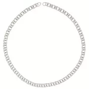 Catena maglia Gourmette limata 7.75 mm in acciaio inossidabile 316L x50cm