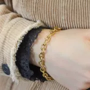 Catena maglia Forzatina 7.4 mm in acciaio inossidabile 316L x50cm