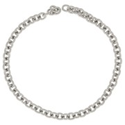 Catena maglia Forzatina 11.9 mm in acciaio inossidabile 316L x50cm|raw }}