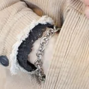 Catena maglia Forzatina 11.9 mm in acciaio inossidabile 316L x50cm