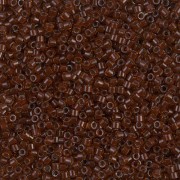 Miyuki Delica 11/0 DB1392 - Dark Topaz Lined Rootbeer x8g