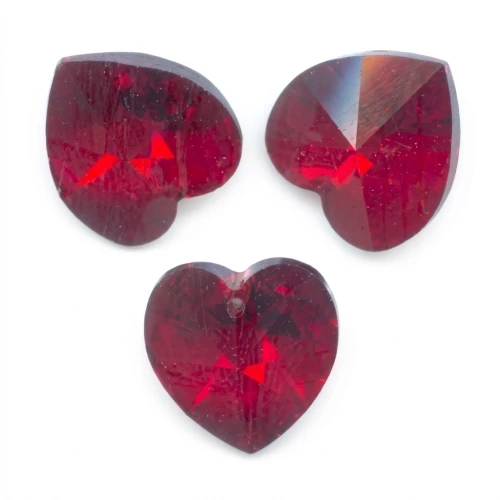 Cuori PureCrystal 6228 Siam AB mm. 10,3x10 x6