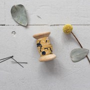 Bordino di Viscosa Atelier Brunette 10 mm Windy Mustard x1m