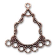 Separatori decorazione delicata mm. 28 rame antico x4