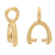 Ganci per pendenti mm. 6,5 dorato con oro fino x5