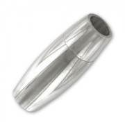 Chiusura magnetica per cordoni mm. 6 Acciaio inossidabile x1|raw }}