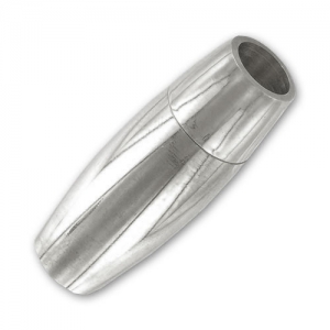 Chiusura magnetica per cordoni mm. 6 Acciaio inossidabile x1