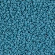 Miyuki Delica 11/0 DB0798 - Dyed Semi Mat Opaque Capri Blue confezione da 100g