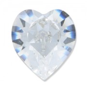 Cabochon PureCrystal 4884 Cuore mm. 11x10 Crystal x1|raw }}