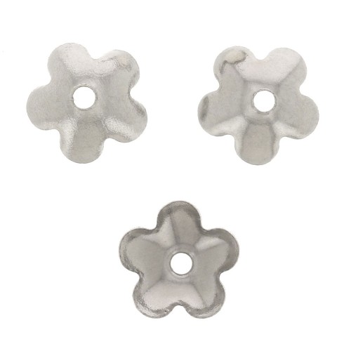 Coppette per fiori da 6 mm - Acciaio inossidabile 304 x 10