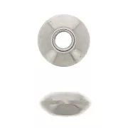 Perle rondelle 5x2 mm - Acciaio inossidabile x10