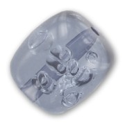 Perla barile a bolle mm. 28x27 Grey x1