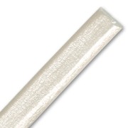 Cuoio Regaliz mm. 10x7 Light Silver x30cm|raw }}