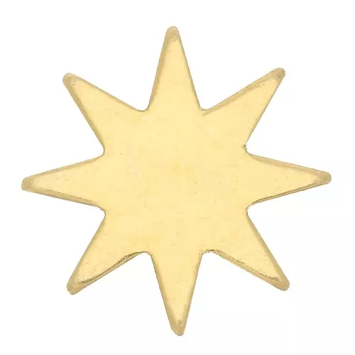 Componente sole da incollare 8.2 mm in Gold filled x1