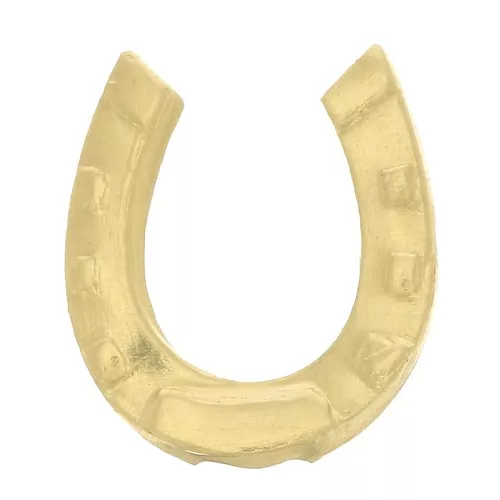 Componente ferro di cavallo da incollare 10x9 mm in Gold filled x1
