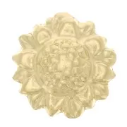 Componente forma fiore da incollare 9 mm in Gold filled x1
