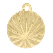 Ciondolo conchiglia 10x8 mm - Gold filled x1