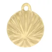 Ciondolo conchiglia 10x8 mm - Gold filled x1