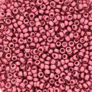 Perla Preciosa 11/0 2 mm - Terra Metallica - Rosa x10 g