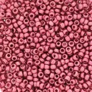 Perla Preciosa 11/0 2 mm - Terra Metallica - Rosa x10 g