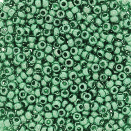 Perla Preciosa 11/0 2 mm - Terra Metallica - Verde x20 g