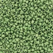 Perla Preciosa 11/0 2 mm - Terra Metallica Opaca Verde chiaro x20 g