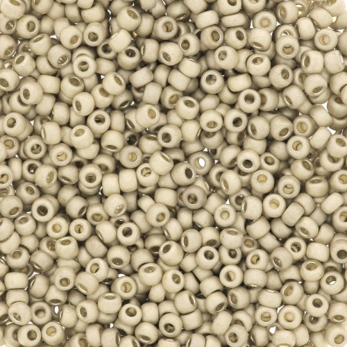 Perla Preciosa 11/0 2 mm - Terra Metallica Opaca - Argento x 20 g