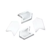 Perla in zama forma freccia 11.5x8 mm - Bianco x1