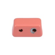 Perla in zama forma rettangolo 8x4 mm -Rosa antico x1