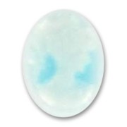 Cammeo acrilico mm. 8x6 Aquamarine Pearl x1|raw }}