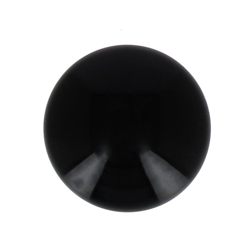 Cabochon in resina opaca 10 mm - Nero x1