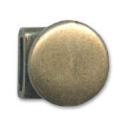 Chiusura tonda laccetto mm. 3 bronzo x1|raw }}