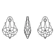 Goccia Barocca PureCrystal mm. 16x11 Crystal AB x1