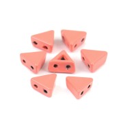 Perla in zama forma triangolo 6x7 mm -Rosa antico x1
