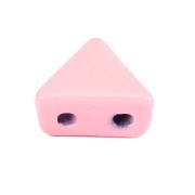 Perla in zama forma triangolo 6x7 mm - Rosa x1