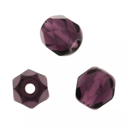 Sfaccettate mm. 4 Dark Amethyst  x50