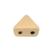 Perla in zama forma triangolo 6x7 mm - Sabbia x1