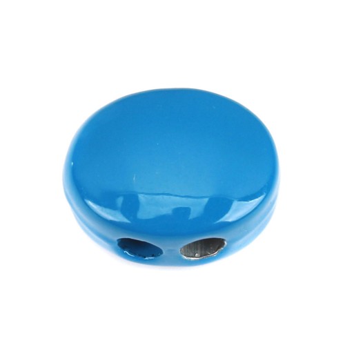 Perla in zama forma ovale 12x9.5 mm - Blu x1