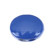 Perla in zama forma ovale 12x9.5 mm - Blu scuro x1