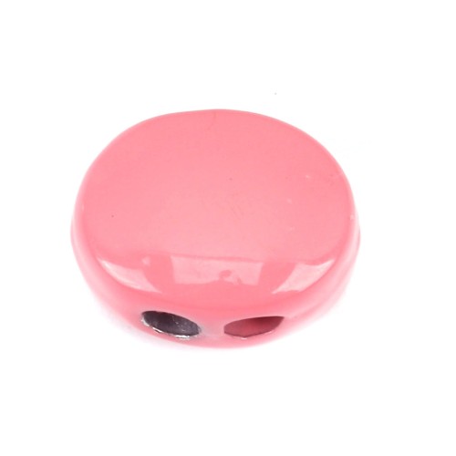 Perla in zama forma ovale 12x9.5 mm - Rosa antico x1