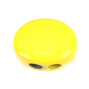 Perla in zama forma ovale 12x9.5 mm - Giallo x1