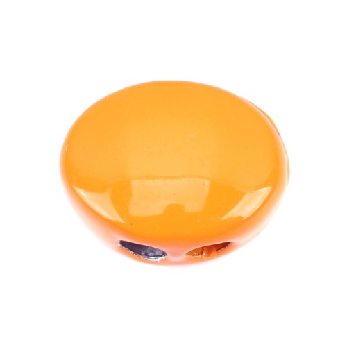 Perla in zama forma ovale 12x9.5 mm - Arancione x1