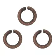 Anellini aperti 3x0.6 mm - Ramato anticato x50