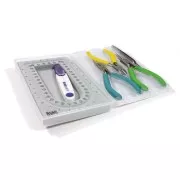 Kit con vassoio per perline e pinze 17x10 cm x 1