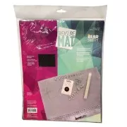 Tappeto per perle antiscivolo 35.5x28 cm - Grigio x1