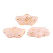 Delos® par Puca® 6x11 mm - Light Rosa Opal Gold Splash x10g|raw }}