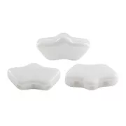 Delos® par Puca® 6x11 mm - Opaque White Ceramic Look x10g