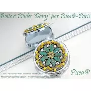 Delos® par Puca® 6x11 mm - Opaque Lilas Ceramic Look x10g