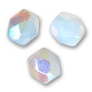 Sfaccettate mm. 4 White Opal AB x50|raw }}